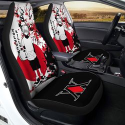 Killua Zoldyck Car Seat Covers Custom Japan Style Hunter X Hunter Anime Car Accessories