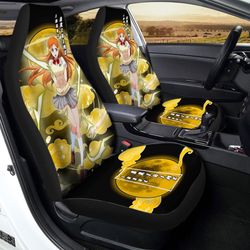 Inoue Orihime Car Seat Covers Custom Bleach Anime Car Interior Accessories