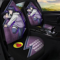 Car Seat Coversyuga Hinata Car Seat Covers Custom Naruto Anime Car Interior Accessories