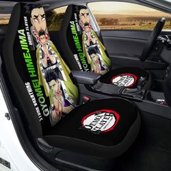 Gyomei Himejima Car Seat Covers Custom Demon Slayer Anime Gifts Idea For Fans