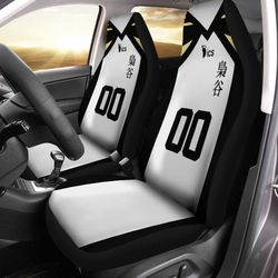 Fukurodani Car Seat Covers Personalized Haikyuu Anime Car Accessories