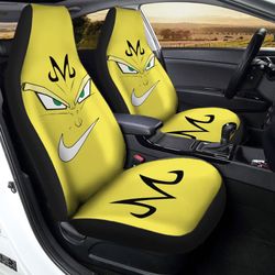 Dragon Ball Vegeta Majin Eyes Car Seat Covers Custom Anime Car Interior Accessories
