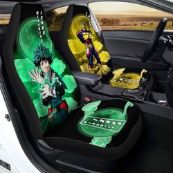 Deku And All Might Car Seat Covers Custom My Hero Academia Anime Car Accessories
