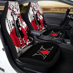 Chrollo Lucilfer Car Seat Covers Custom Japan Style Hunter X Hunter Anime Car Accessories