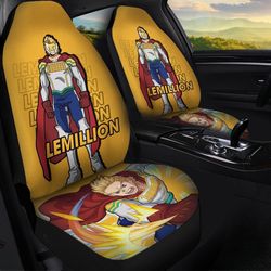 Bnha Mirio Togata Car Seat Covers Custom Anime My Hero Academia Car Accessories