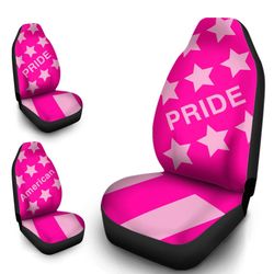 American Pride Pink Car Seat Covers Custom Pink Car Accessories