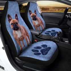 French Bulldog Car Seat Covers Custom Cute Car Interior Accessories