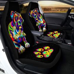 Boxer Dog Car Seat Covers Custom Abstract Custom Car Interior Accessories