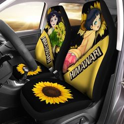 Uzumaki Himawari Car Seat Covers Custom Boruto Anime Car Accessories