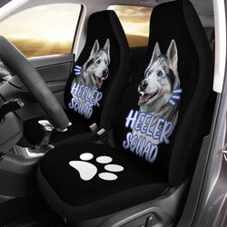 Heeler Squad Husky Car Seat Covers Custom Car Accessories