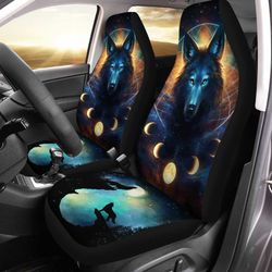 fantasy dream catcher wolf car seat covers custom galaxy car accessories