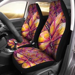 Dragonfly Car Seat Covers Custom Colorful Dragonfly Car Accessories