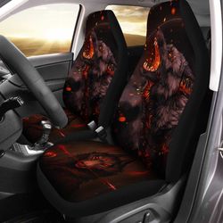 Demon Wolf Car Seat Covers Custom Car Accessories