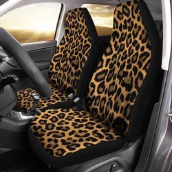Cheetah Skin Print Car Seat Covers Custom Animal Car Accessories Gifts Idea