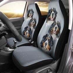 Bernese Mountain Car Seat Covers Custom Dog Lover Car Interior Accessories