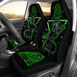Avatar Toph Beifong Car Seat Covers Custom Anime Car Accessories