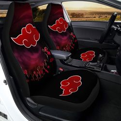 Akatsuki Clan Car Seat Covers Custom Naruto Anime Car Accessories