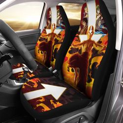 Aang Car Seat Covers Custom Avatar: The Last Airbender Anime Car Accessories