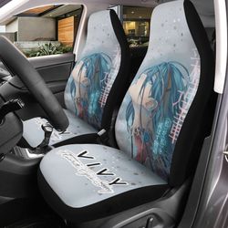 Vivy Car Seat Covers Custom Vivy: Fluorite Eye's Song Anime Car Accessories