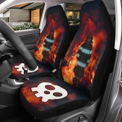 Shinra Fire Force Car Seat Covers Anime Car Accessories