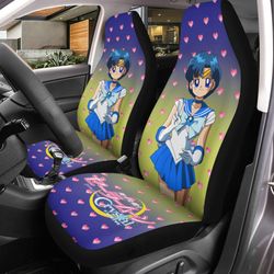Sailor Moon Car Seat Covers Anime Car Accessories Sailor Mercury