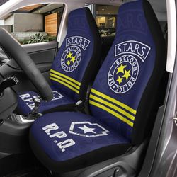 Resident Evil: Umbrella Corps Car Accessories Anime Car Seat Covers Raccoon Police Department