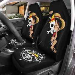 One Piece Car Accessories Anime Car Seat Covers Luffy