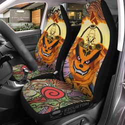 Naruto Car Accessories Anime Car Seat Covers Naruto And Kurama