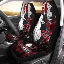 Monokuma Car Seat Covers Danganronpa Anime Car Accessories
