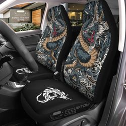 Legend Dragon Car Seat Covers Custom Dragon Car Accessories