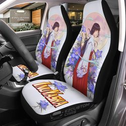 Kikyo Car Accessories Custom Inuyasha Art Car Seat Covers
