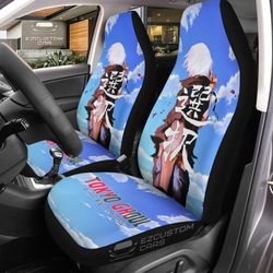 Kaneki Ken Car Seat Covers Custom Tokyo Ghoul Anime Car Accessories