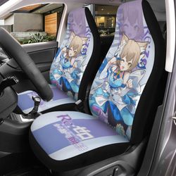 Felix Argyle Car Seat Covers Custom Anime Re:zero Car Accessories
