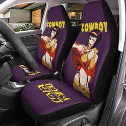 Faye Valentine Car Seat Covers Cowboy Bebop Anime Car Accessories