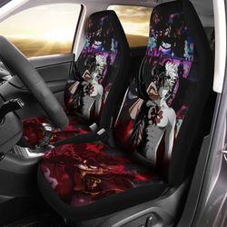 Black Asta Custom Car Seat Covers Black Clover Anime