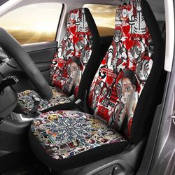 Akaza Car Seat Covers Demon Slayer Anime Car Accessories