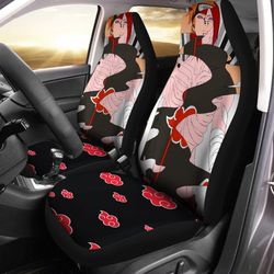 Akatsuki Nagato Car Seat Covers Naruto Car Accessories Anime Decoration