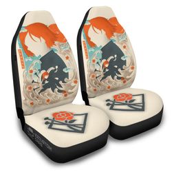 Nobara Kugisaki Car Seat Covers Custom Jujutsu Kaisen Anime Car Accessories