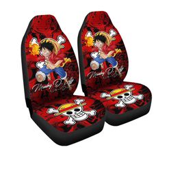 Monkey D. Luffy Car Seat Covers Custom One Piece Anime