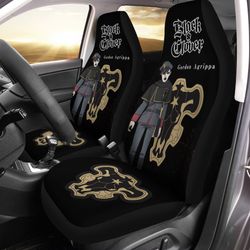 Gordon Custom Car Seat Covers Black Clover Anime