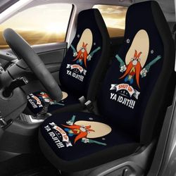 Yosemite Sam Car Seat Cover Looney Shut Up