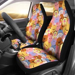 Winnie The Pooh Car Seat Covers Disney Cartoon Fan Gift