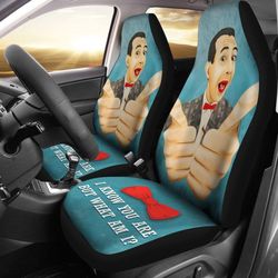 Wee Pee Herman Funny Car Seat Covers Amazing Gift Ideas