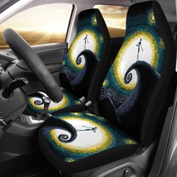 Nightmare Before Christmas Fan Gift Car Seat Cover