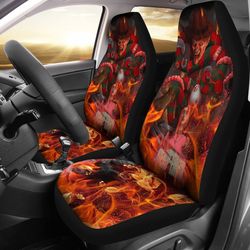 Horror Movie Car Seat Covers | Freddy Krueger Human Organ In Fire Seat Covers