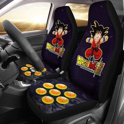 Goku Funny Jump Dragon Ball Anime Car Seat Covers