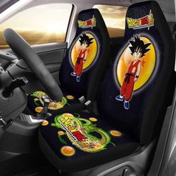 Goku Fighting Shenron Dragon Ball Anime Car Seat Covers