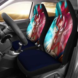 Goku Blue And God Saiyan Dragon Ball Car Seat Covers
