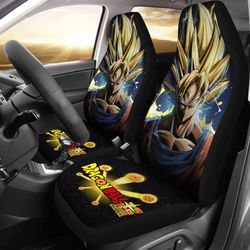 Goku Art Dragon Ball Car Seat Covers Manga Fan Gift