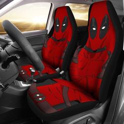 Deadpool Cartoon Marvel Car Seat Covers